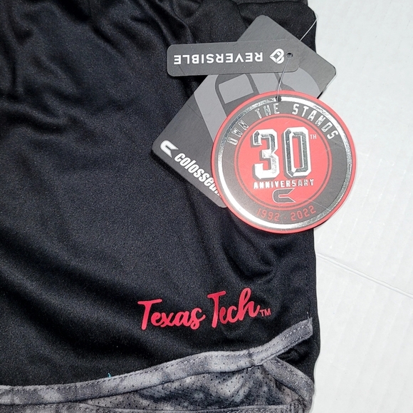 Colosseum, Texas Tech Reversible Shorts, Size Small - Picture 3 of 8